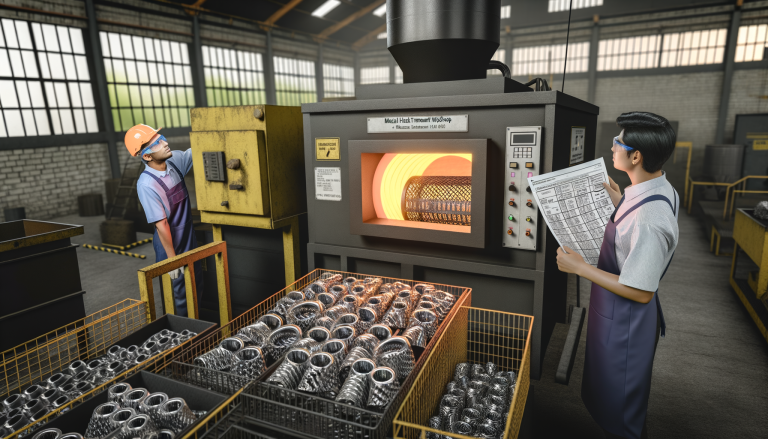 Uniformità termica: il pezzo è in quota, il trattamento no Forno elettrico industriale per trattamento termico dei metalli con carichi su cestelli e controllo del processo in officina